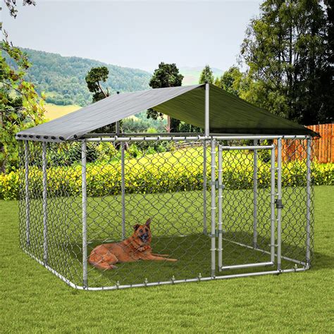 metal dog enclosures outdoor|galvanized steel dog pens.